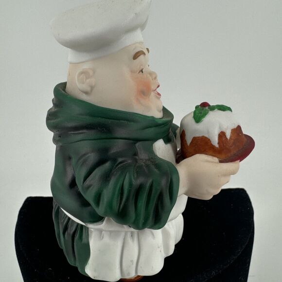 Merry Makers Dept 56 Percival the Puddingman 93629 Original Retired Monk Baker - Picture 3 of 12